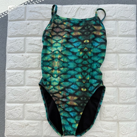 Jolyn Clothing Other - Jolyn Mermaid Mertail Print Onesie 28 ONE piece swimsuit
